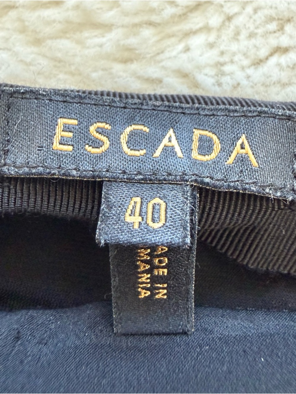 Escada women pants with laces details size 40 or 10 US Authentic - Picture 4 of 8